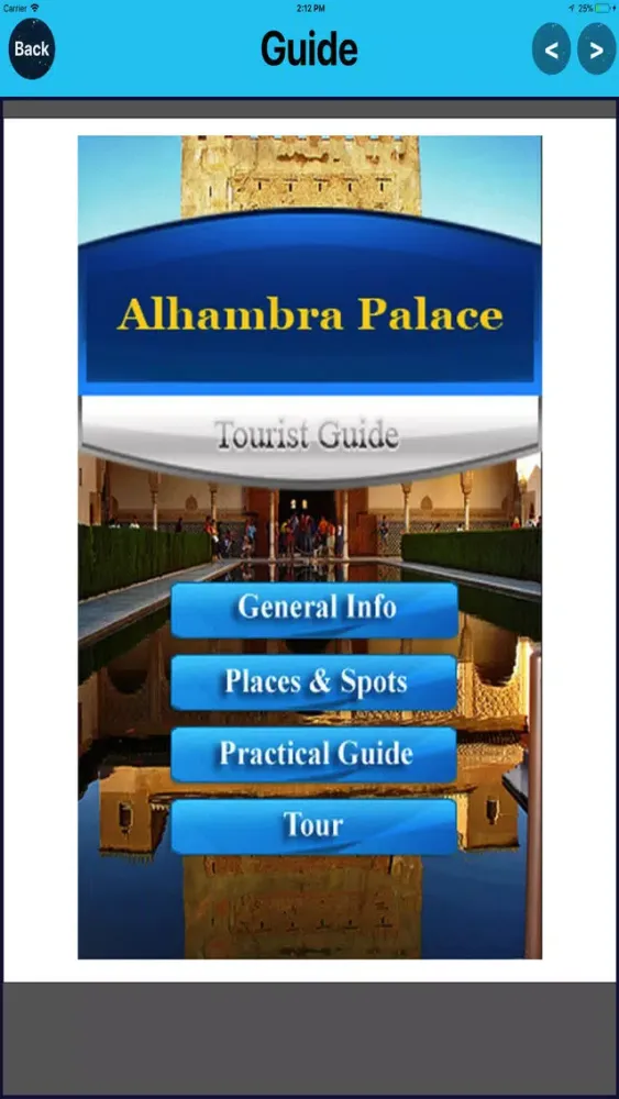 Alhambra Palace Granada Spain スクリーンショット