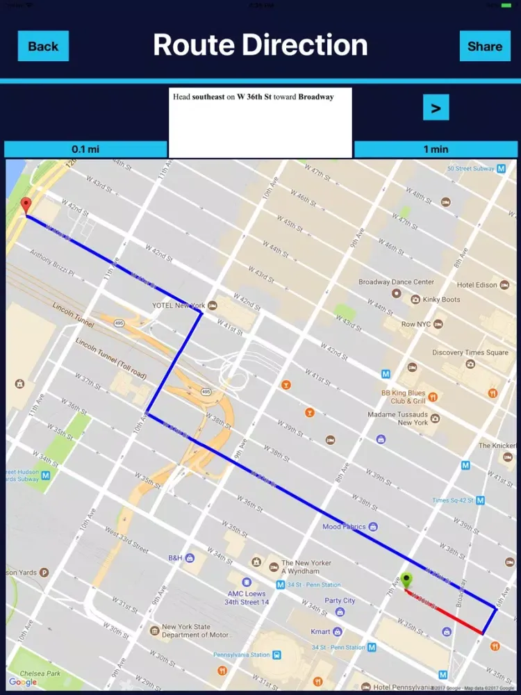 Search Navigate to best POI iPad  Screenshots