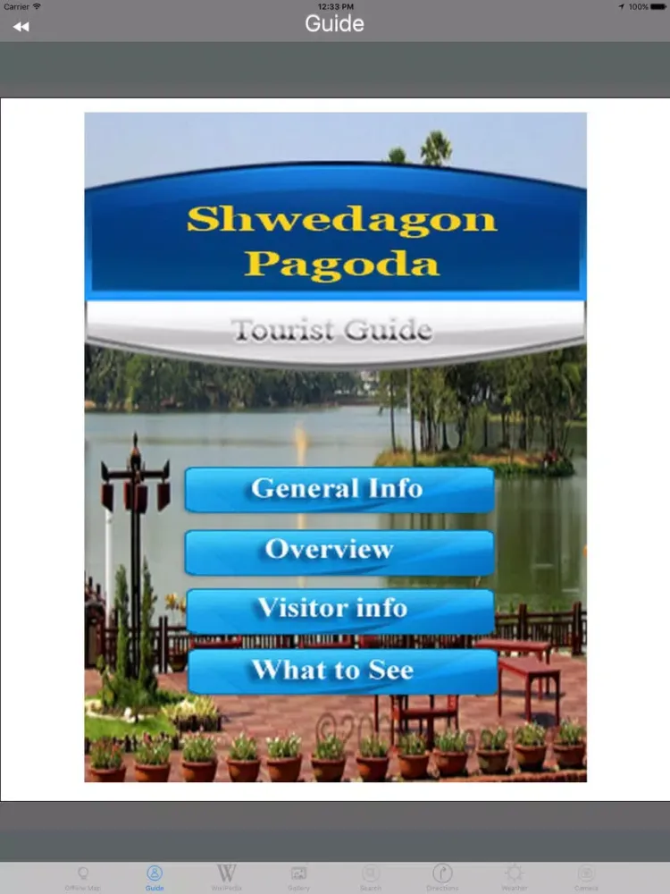 Скриншоты Shwedagon Pagoda Myanmar Tourist Travel Guide iPad 