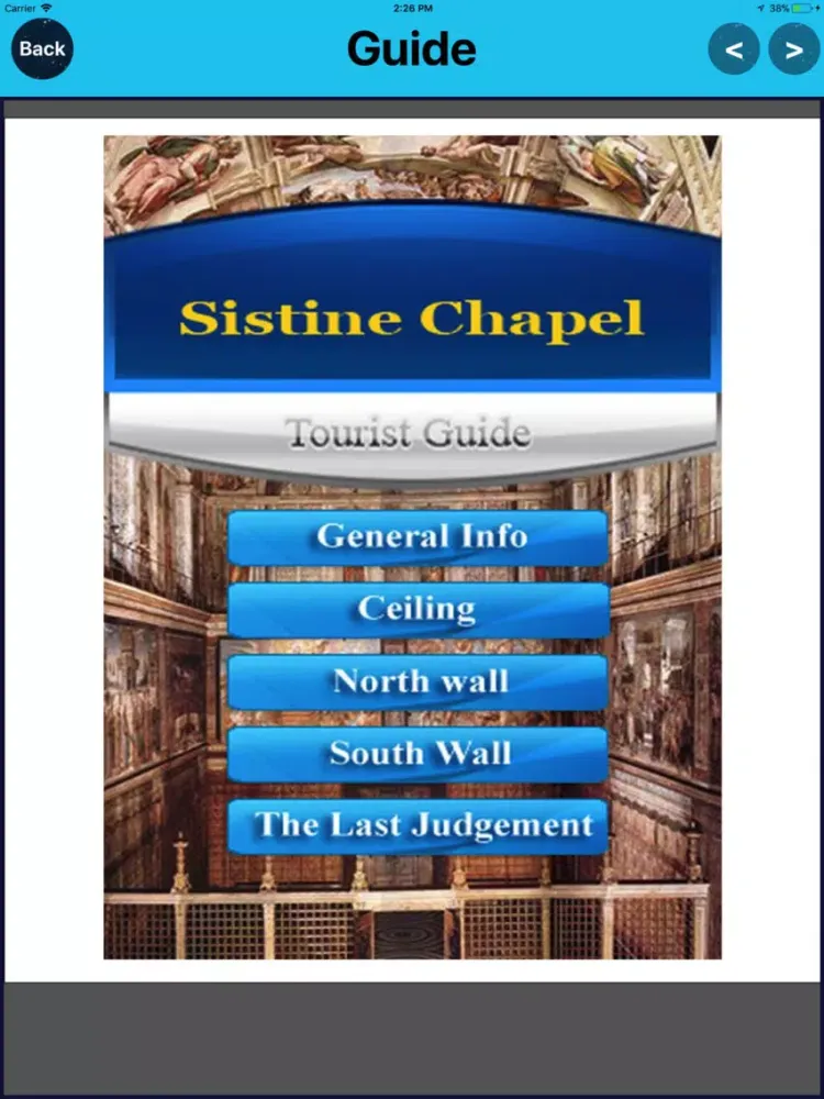 Screenshot di Sistine Chapel - Vatican City iPad 
