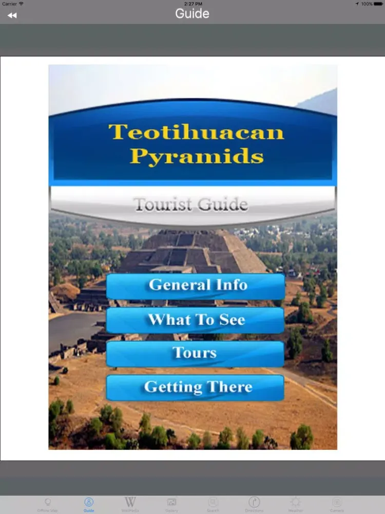 Captures d'écran de Teotihuacan Pyramids - Mexico Tourist Travel Guide iPad 