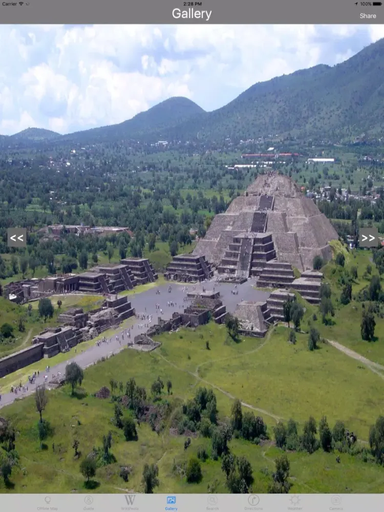 Captures d'écran de Teotihuacan Pyramids - Mexico Tourist Travel Guide iPad 
