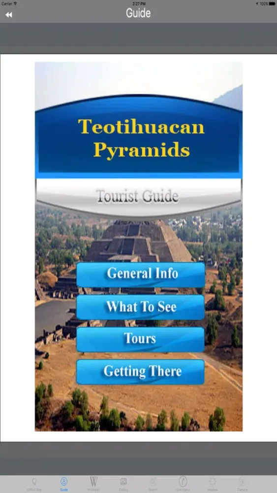 Captures d'écran de Teotihuacan Pyramids - Mexico Tourist Travel Guide