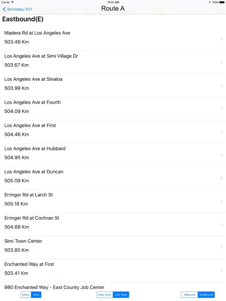 صور Simi Valley California Transits iPad 
