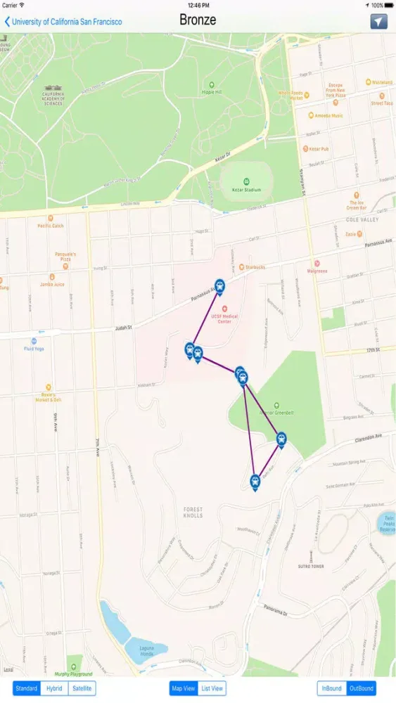 Скриншоты University of California San Francisco Transit