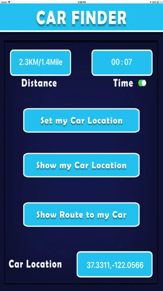 Trace my CAR Screenshots