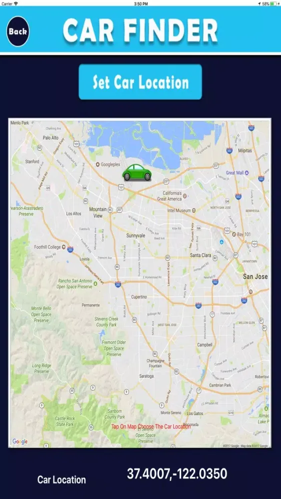 Trace my CAR Screenshots