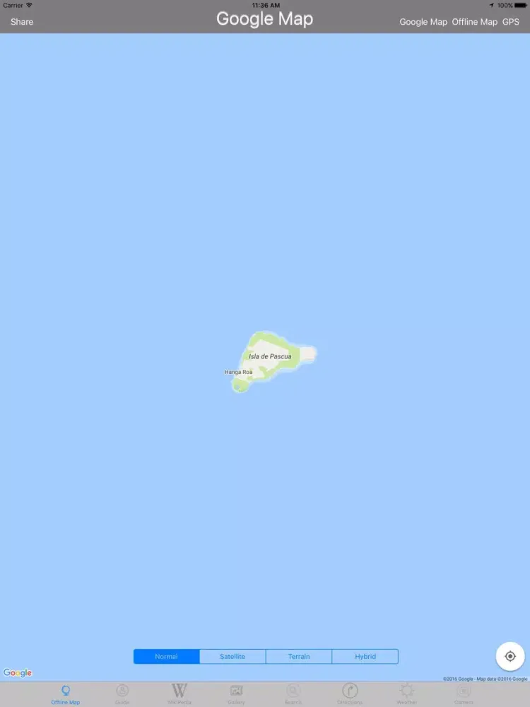 Easter Island Tourist Travel Guide iPad  Screenshots