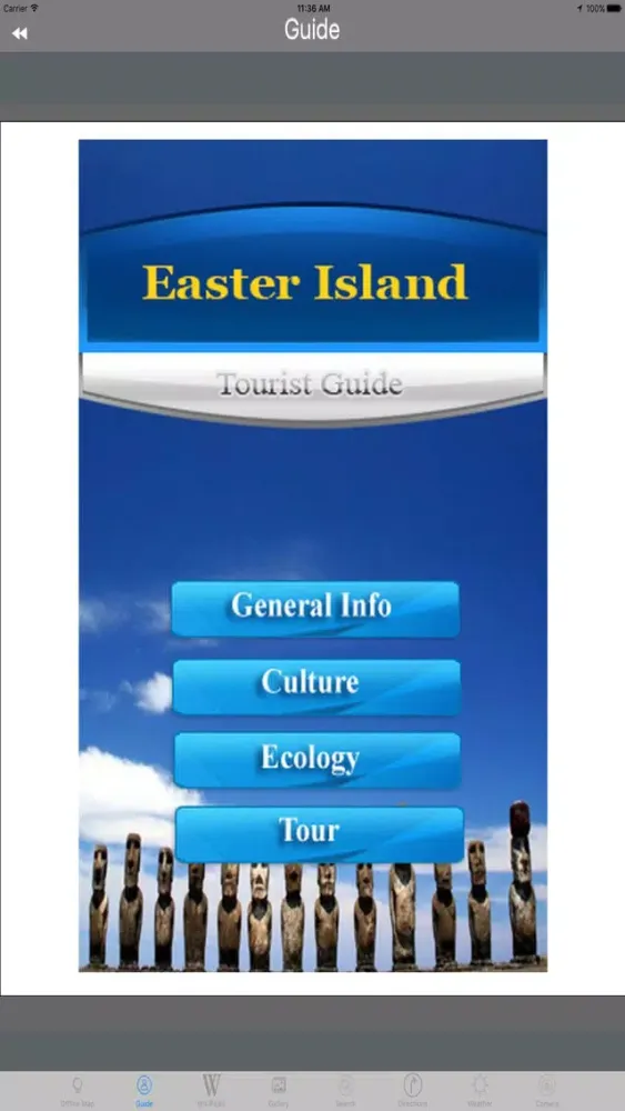 Easter Island Tourist Travel Guide Screenshots