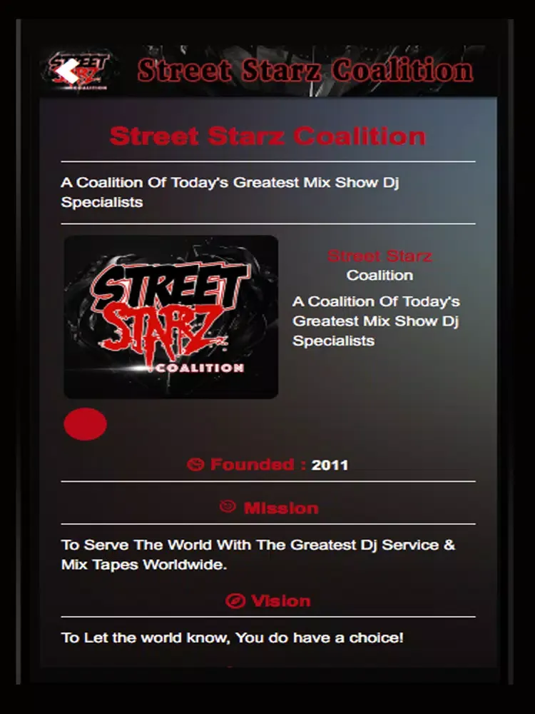Tangkapan skrin Street Starz Coalition iPad 