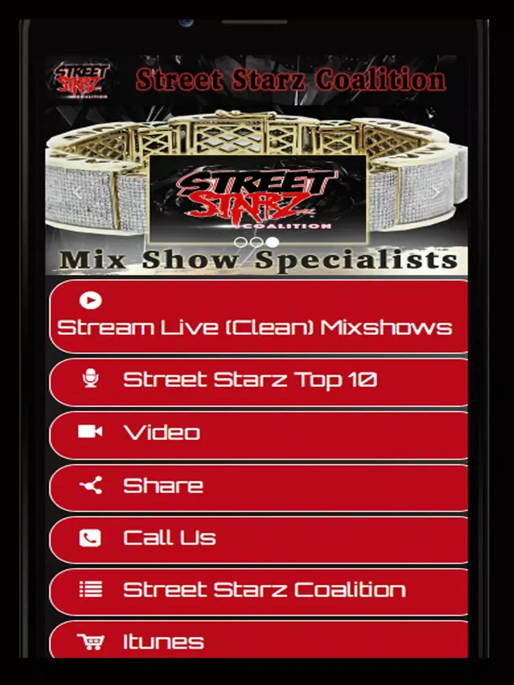 Tangkapan skrin Street Starz Coalition iPad 