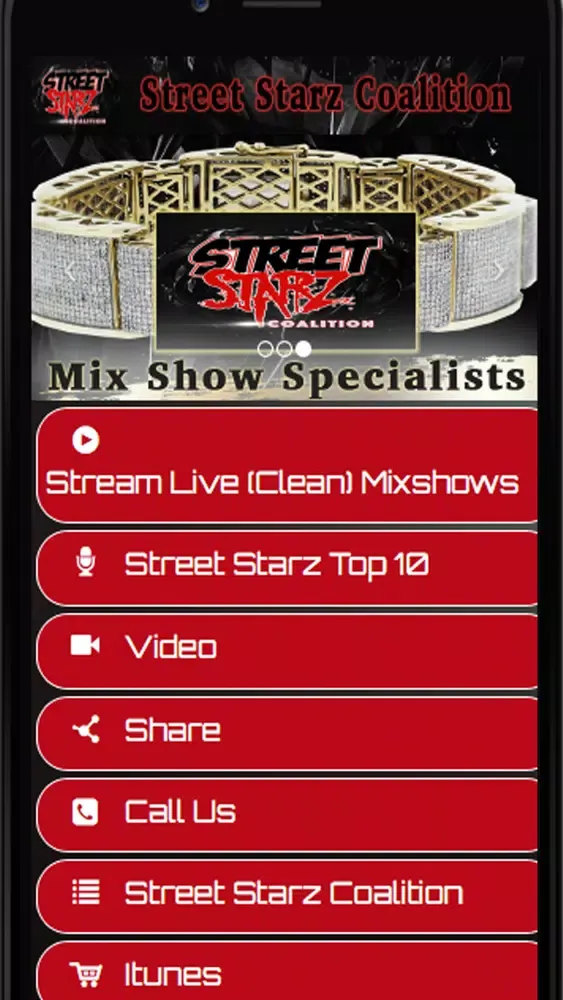 Tangkapan skrin Street Starz Coalition
