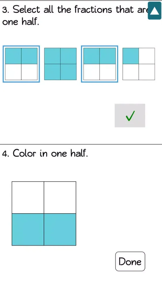 تصاویر Color Fractions - 1st Grade Common Core