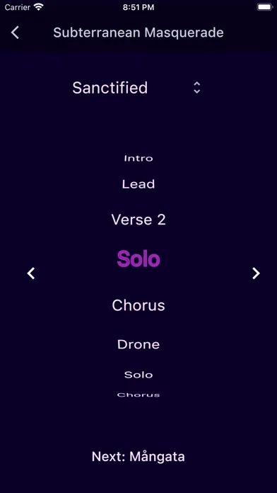MIDI Set List سکرین شاٹس