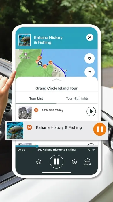 Oahu GPS Audio Tour Guide 스크린샷