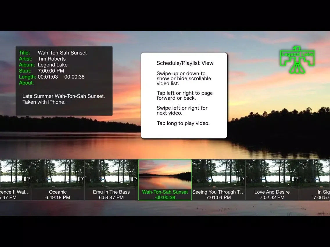 Legend Lake Live iPad  স্ক্রিনশট