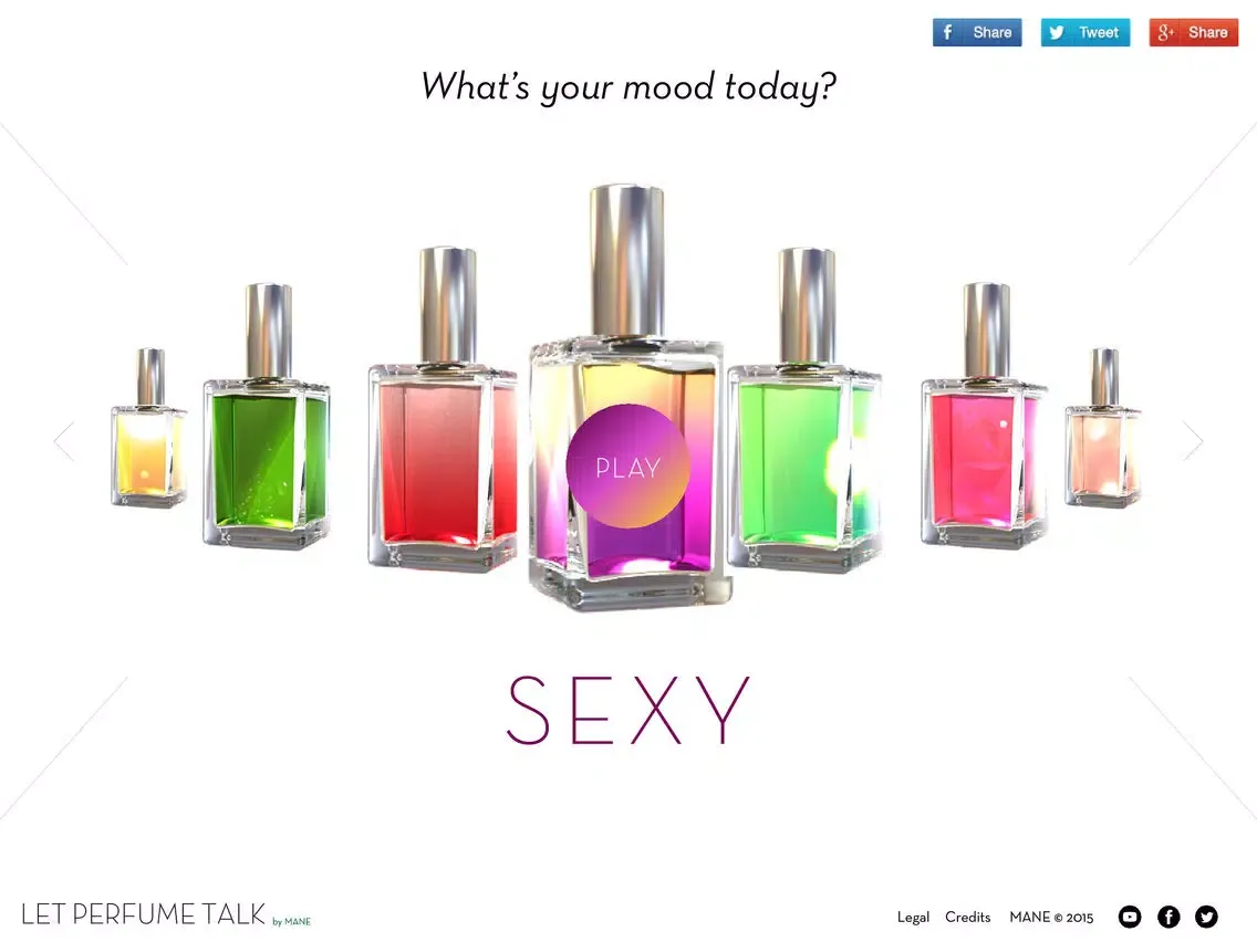 Captures d'écran de Let Perfume Talk by MANE iPad 