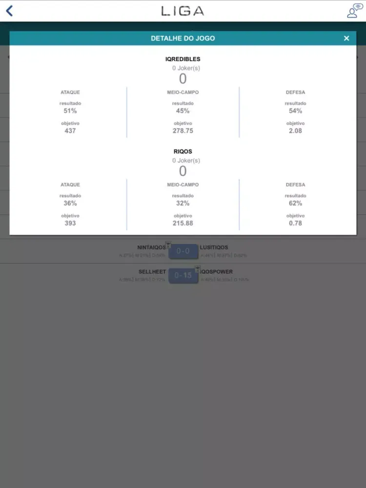 Liga iPad  Screenshots