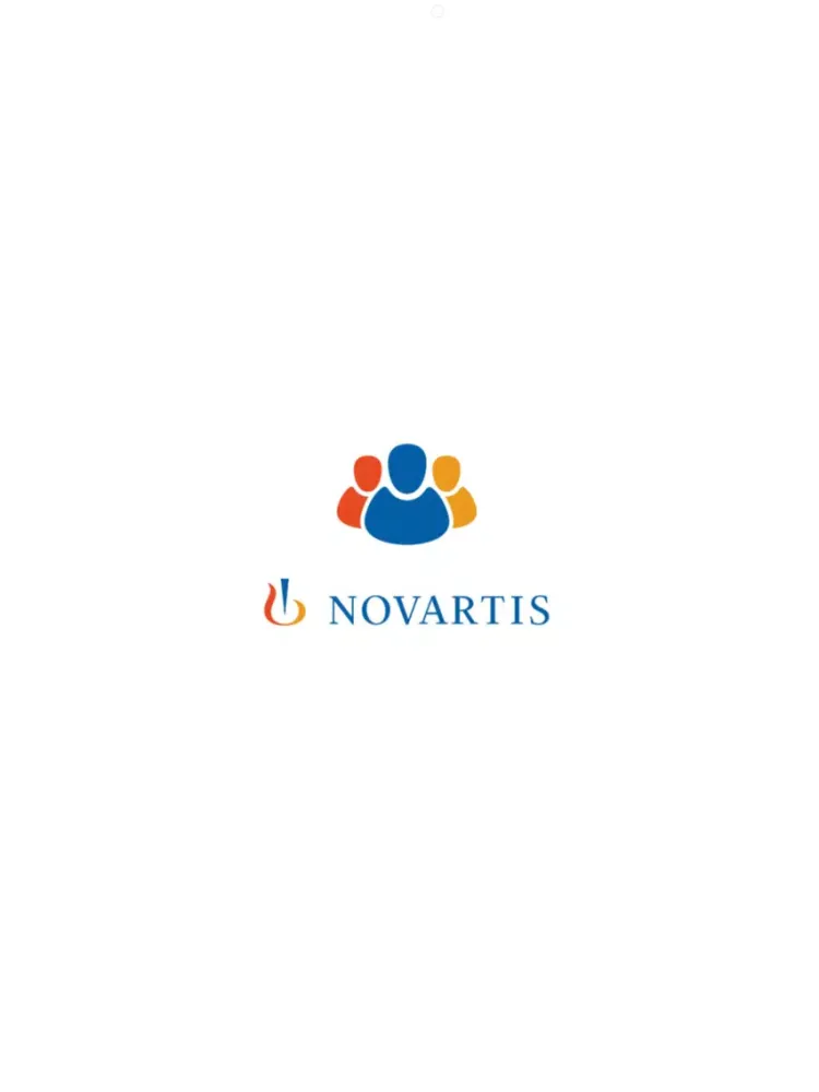 Tangkapan skrin Novartis Events Portugal iPad 
