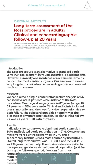 Screenshot di Revista Portuguesa Cardiologia