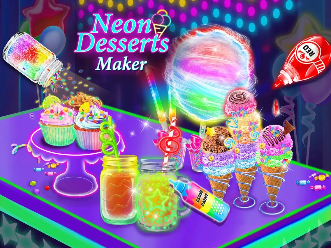 Скриншоты Rainbow Glitter Desserts Maker iPad 