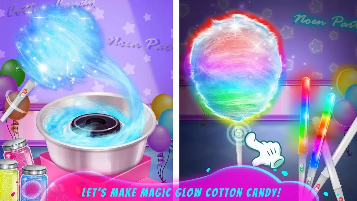 Скриншоты Rainbow Glitter Desserts Maker