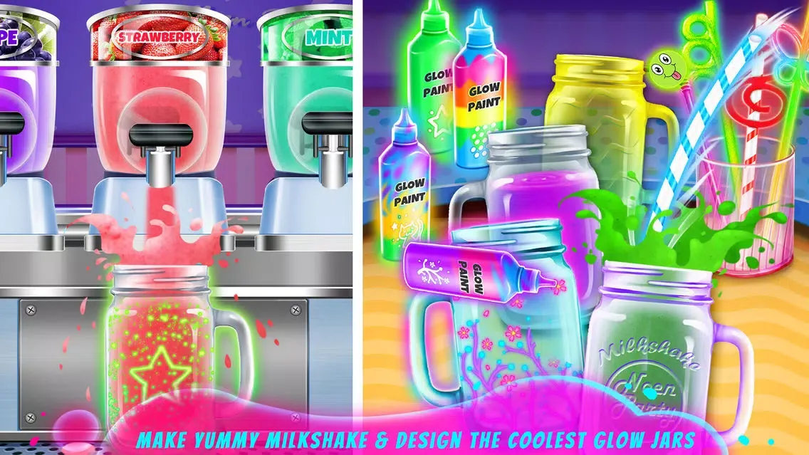 Скриншоты Rainbow Glitter Desserts Maker