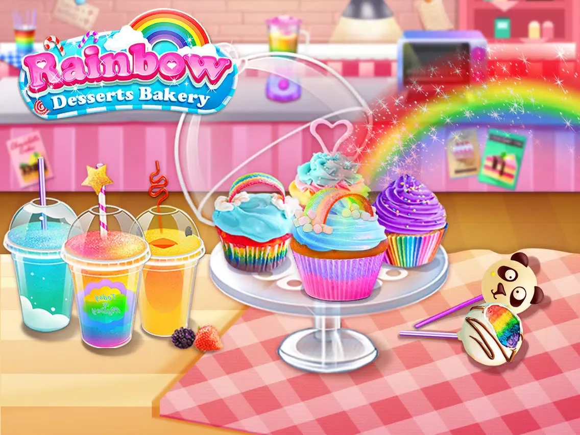 Tangkapan layar Rainbow Desserts Food Maker! iPad 