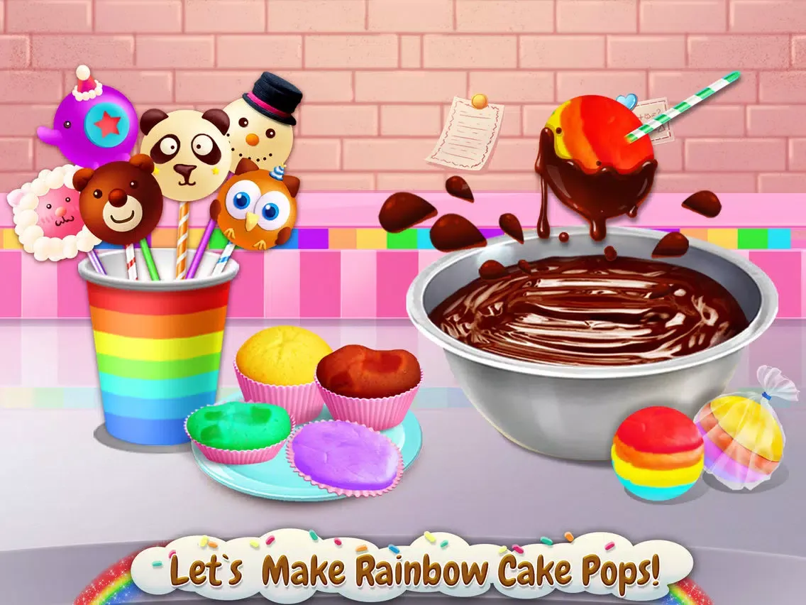 Tangkapan layar Rainbow Desserts Food Maker! iPad 