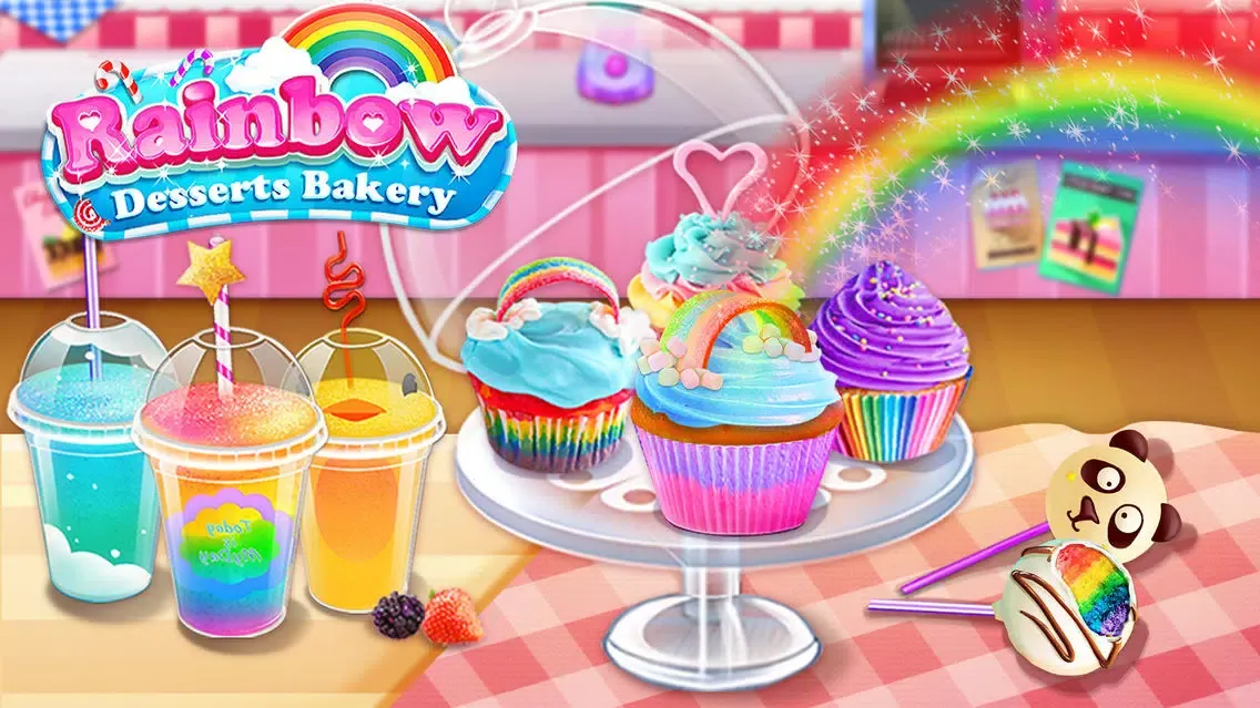 Tangkapan layar Rainbow Desserts Food Maker!