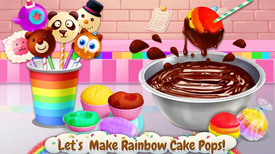 Tangkapan layar Rainbow Desserts Food Maker!
