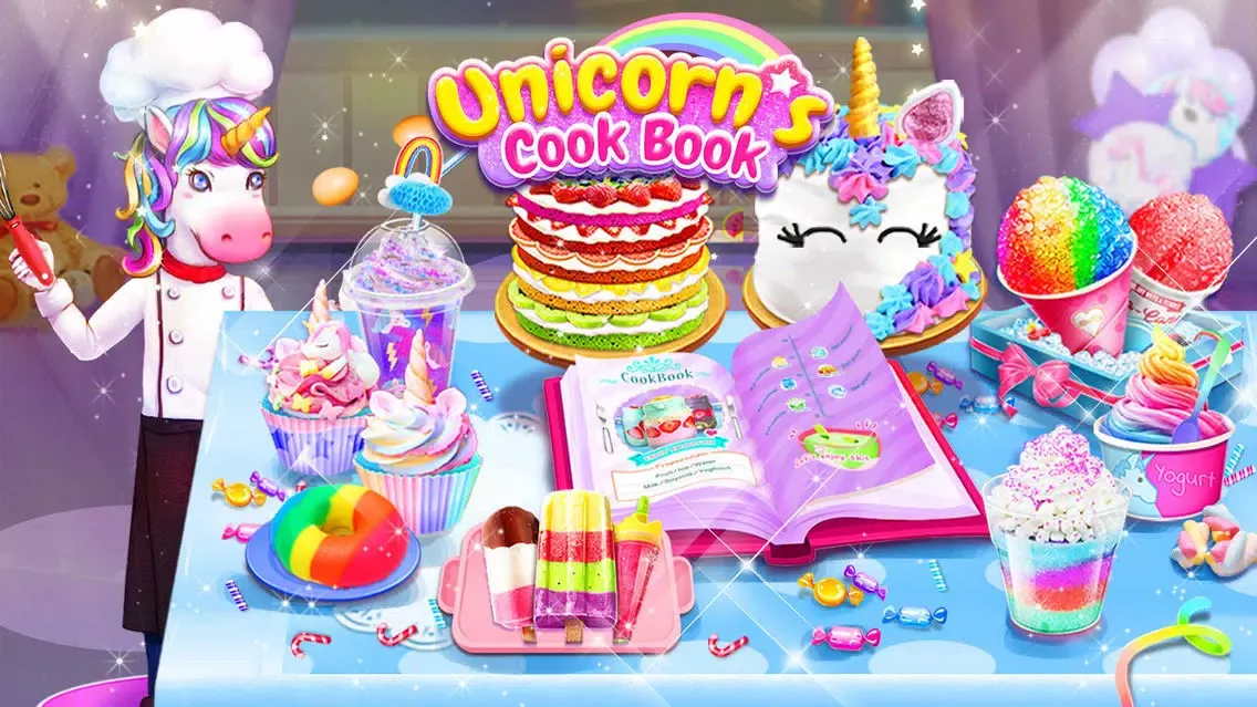 Rainbow Unicorn Cook Book应用截图