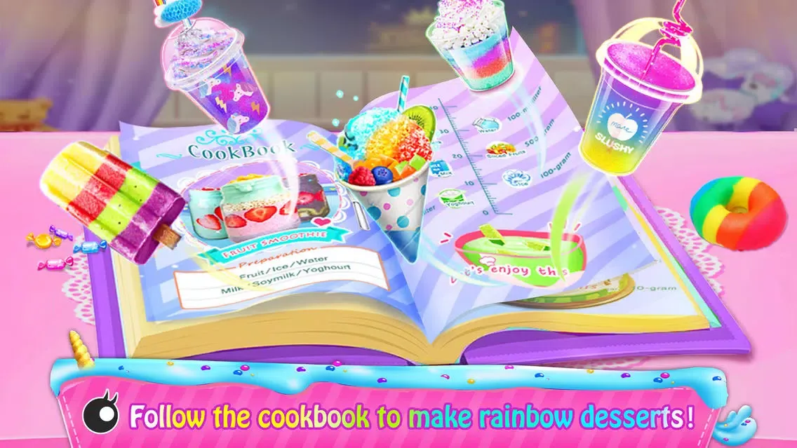 Rainbow Unicorn Cook Book应用截图