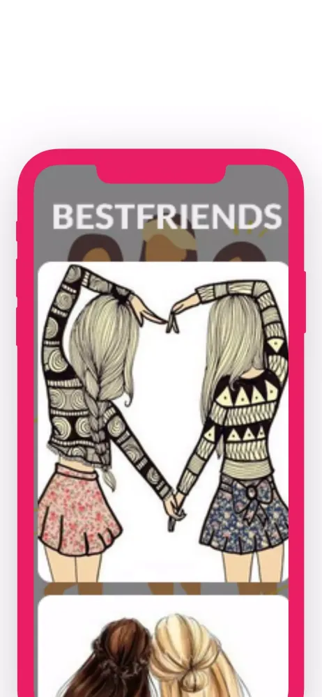 ภาพหน้าจอของ Amazing Bestfriends wallpapers