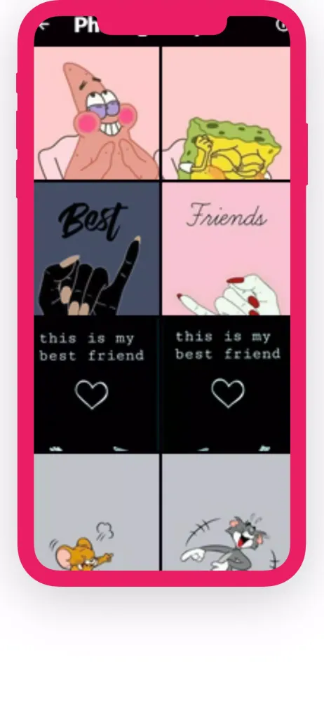 ภาพหน้าจอของ Amazing Bestfriends wallpapers