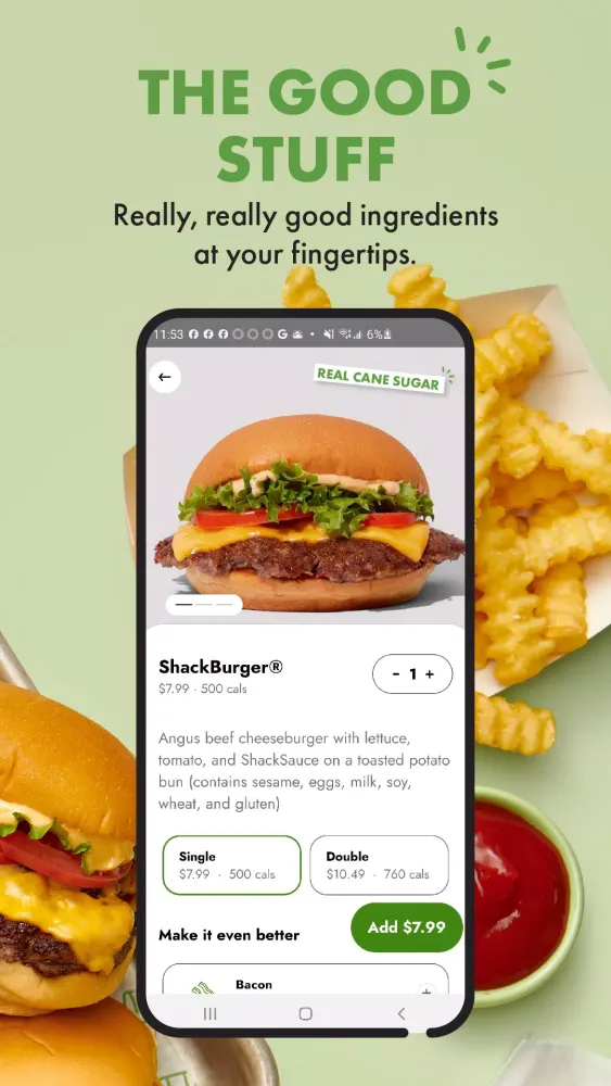 Shake Shack سکرین شاٹس
