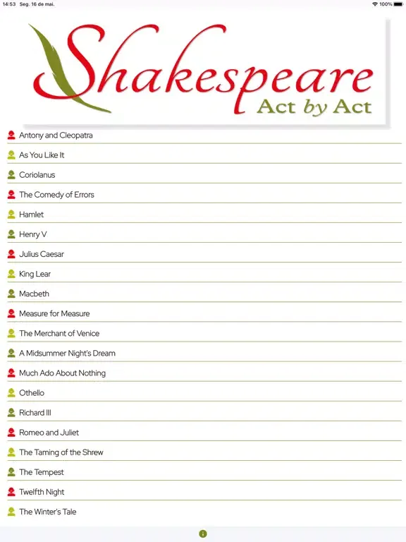 Shakespeare Act by Act iPad  سکرین شاٹس