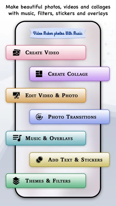 Videos Maker Photos With Song سکرین شاٹس