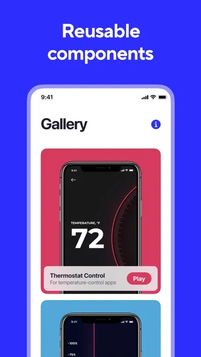 UI Component Gallery स्क्रीनशॉट