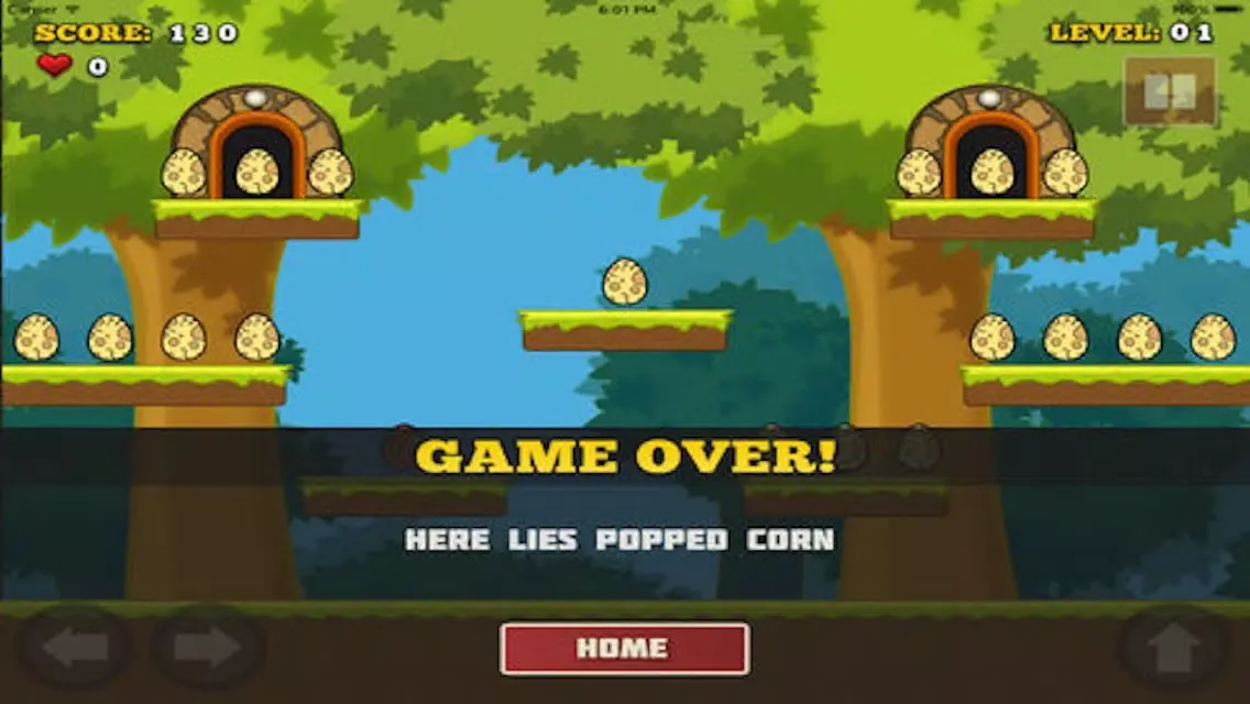 Ảnh chụp màn hình của Crazy Popcorn Adventures