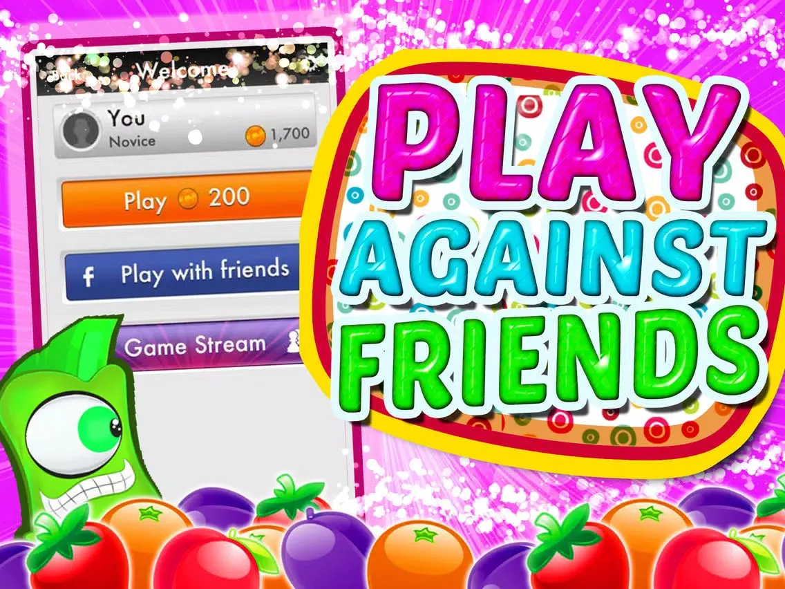 Ảnh chụp màn hình của `` A Candy Swap `` - Fun Match 3 Mania Of Blast.ing Puzzle's For Kids FREE iPad 