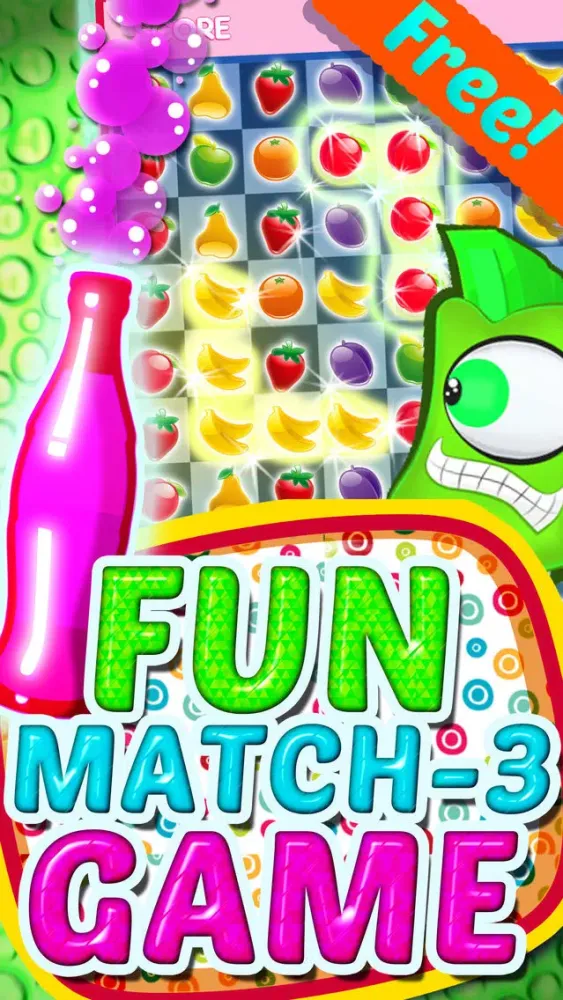 Ảnh chụp màn hình của `` A Candy Swap `` - Fun Match 3 Mania Of Blast.ing Puzzle's For Kids FREE