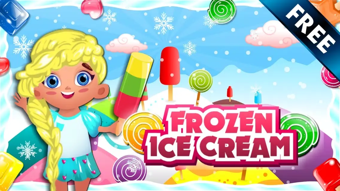 Tangkapan skrin Frozen Ice-cream Puzzle - match-3 candy game for soda mania'cs gratis