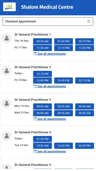 Screenshot di Shalom Medical Centre