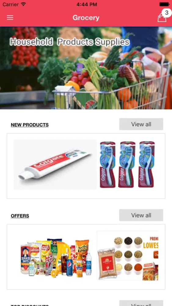 Tangkapan layar Grocery Mart