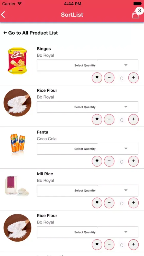 Tangkapan layar Grocery Mart