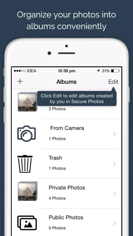 Secure Photos - Private vault to keep your photos safe应用截图