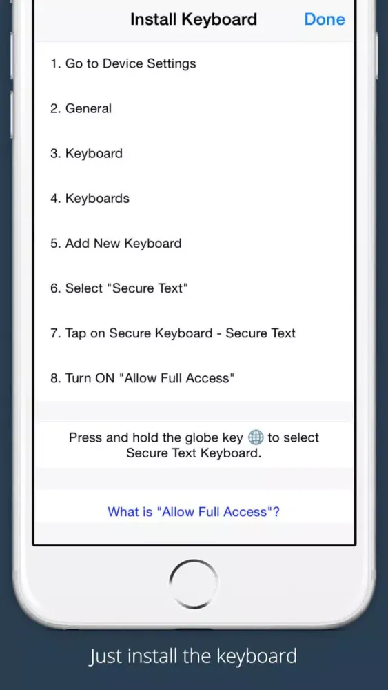 Secure Text Keyboard - Encrypt your private messages for WhatsApp, email, etc Ekran Görüntüleri