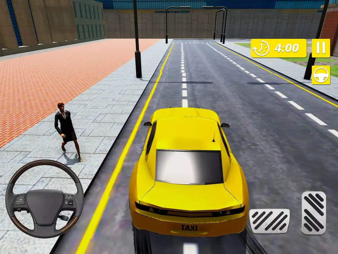 Real Taxi Cab Driver City iPad  스크린샷