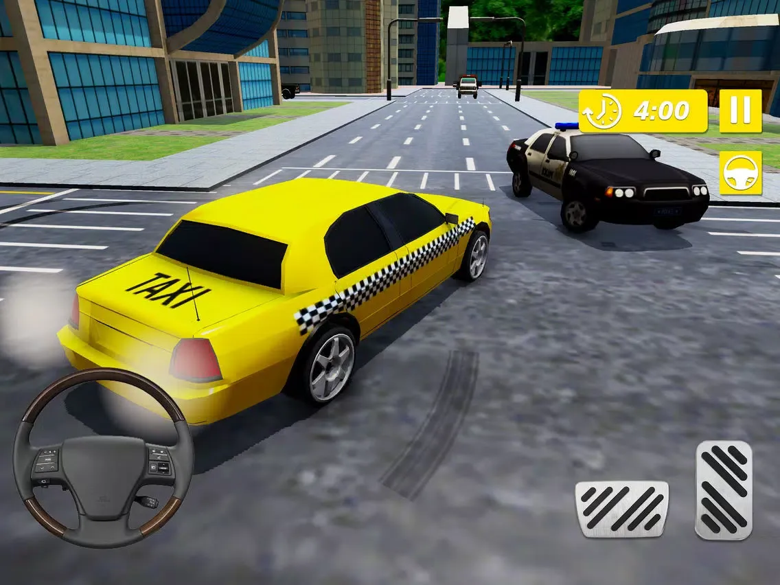Real Taxi Cab Driver City iPad  스크린샷
